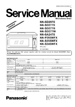 Сервисная инструкция Panasonic NN-P295WFX, NN-S245, NN-S255, NN-SA247S, NN-SD277, NN-SD297S ― Manual-Shop.ru