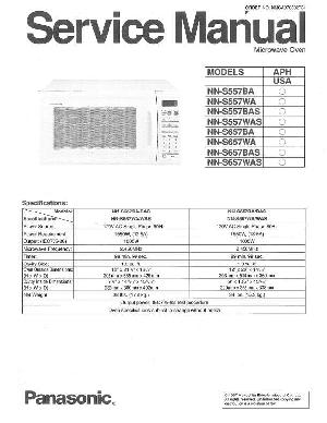 Сервисная инструкция Panasonic NN-S557, NN-S657 ― Manual-Shop.ru