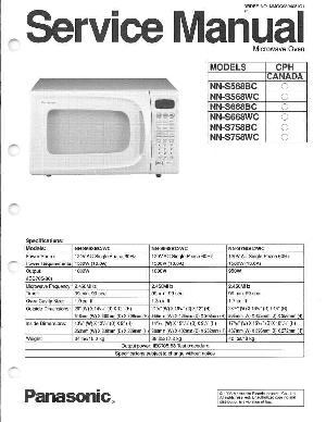 Сервисная инструкция Panasonic NN-S568, NN-S668, NN-S758 ― Manual-Shop.ru