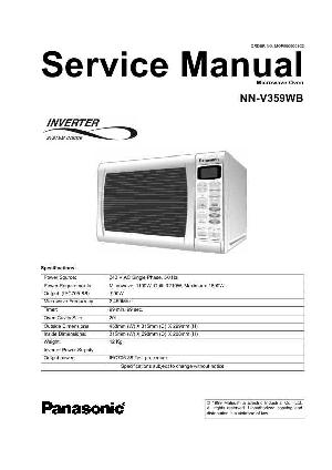 Сервисная инструкция Panasonic NN-V359WB ― Manual-Shop.ru
