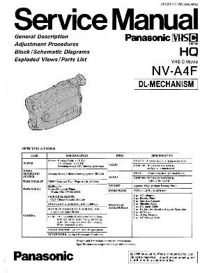 Сервисная инструкция Panasonic NV-A4F ― Manual-Shop.ru