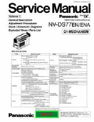Сервисная инструкция Panasonic NV-DS77EN ― Manual-Shop.ru