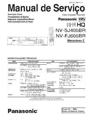 Сервисная инструкция Panasonic NV-FJ605BR, NV-SJ405BR ― Manual-Shop.ru