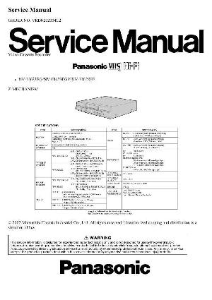 Сервисная инструкция Panasonic NV-FJ623, NV-FJ628EE ― Manual-Shop.ru