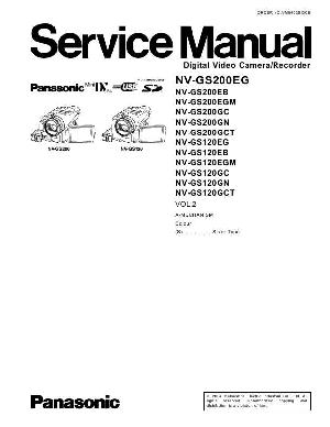 Сервисная инструкция Panasonic NV-GS120, NV-GS200, VOL.2 ― Manual-Shop.ru