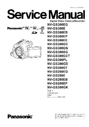 Сервисная инструкция Panasonic NV-GS280, NV-GS300, NV-GS308 ― Manual-Shop.ru