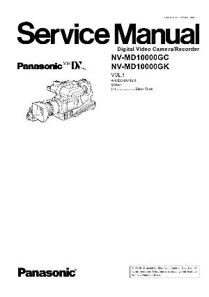 Сервисная инструкция Panasonic NV-MD10000GC, GK ― Manual-Shop.ru
