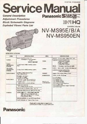 Сервисная инструкция Panasonic NV-MS95E, NV-MS950EN ― Manual-Shop.ru
