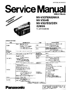 Сервисная инструкция Panasonic NV-VX37, NV-VX54, NV-VX57 ― Manual-Shop.ru