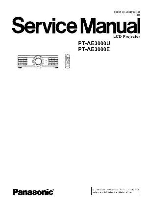 Сервисная инструкция Panasonic PT-AE3000E, U ― Manual-Shop.ru