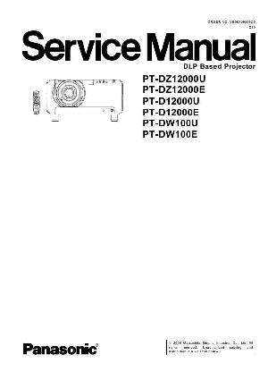 Сервисная инструкция Panasonic PT-D1200E, PT-DZ12000E, PT-DW100E ― Manual-Shop.ru