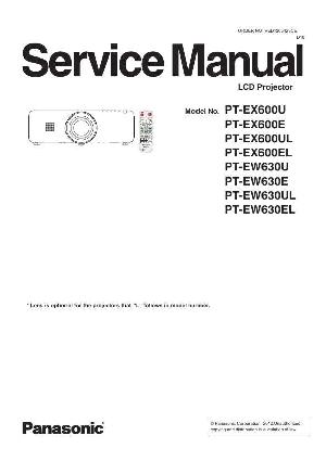 Сервисная инструкция Panasonic PT-EX600, PT-EW630 ― Manual-Shop.ru