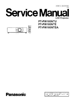 Сервисная инструкция Panasonic PT-FW100NT ― Manual-Shop.ru