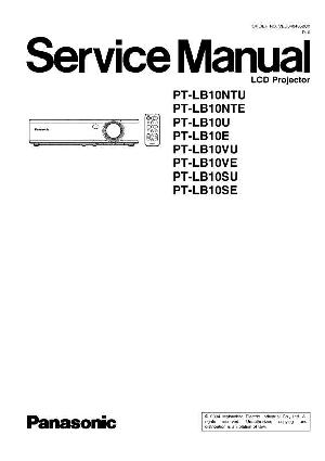Сервисная инструкция Panasonic PT-LB10 ― Manual-Shop.ru