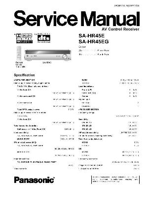 Сервисная инструкция Panasonic SA-HR45E ― Manual-Shop.ru