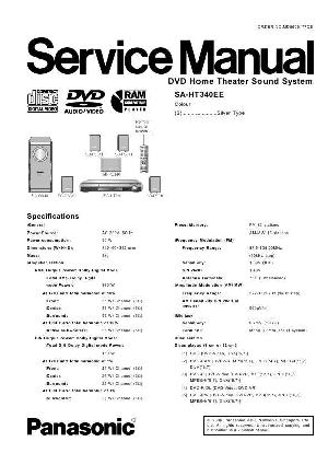 Сервисная инструкция Panasonic SA-HT340EE ― Manual-Shop.ru