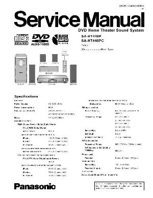 Сервисная инструкция Panasonic SA-HT440P, SA-HT440PC ― Manual-Shop.ru