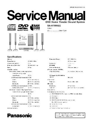 Сервисная инструкция Panasonic SA-HT880EE ― Manual-Shop.ru