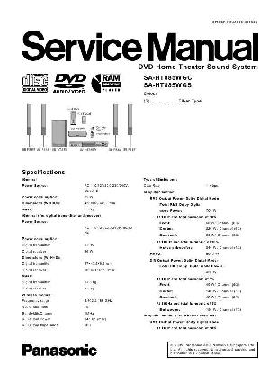 Сервисная инструкция Panasonic SA-HT885 ― Manual-Shop.ru