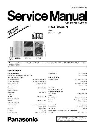 Сервисная инструкция Panasonic SA-PM54GN ― Manual-Shop.ru