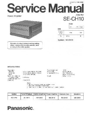 Сервисная инструкция Panasonic SE-CH10 ― Manual-Shop.ru