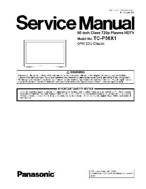 Сервисная инструкция Panasonic TC-P50X1, GPH12DU ― Manual-Shop.ru