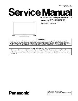 Сервисная инструкция Panasonic TC-P58VT25 ― Manual-Shop.ru