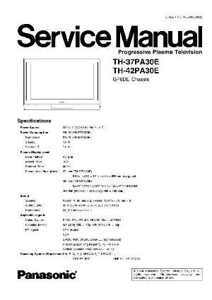 Service manual Panasonic TH-37, TH-42PA30E, GP6DE chassis ― Manual-Shop.ru