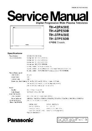 Сервисная инструкция Panasonic TH-42PA50E, TH-42PE50B ― Manual-Shop.ru