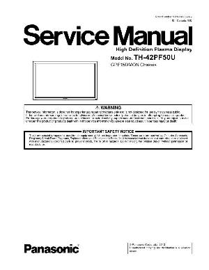 Service manual Panasonic TH-42PF50U ― Manual-Shop.ru