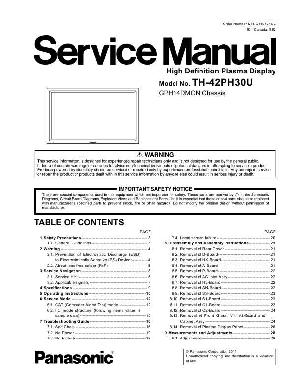 Service manual Panasonic TH-42PH30U, GPD14DMON ― Manual-Shop.ru