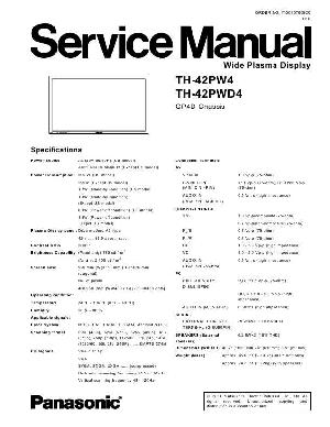 Service manual Panasonic TH-42PW4 ― Manual-Shop.ru