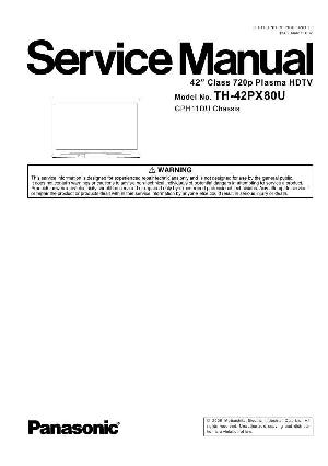 Сервисная инструкция Panasonic TH-42PX80U ― Manual-Shop.ru