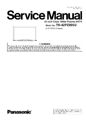 Сервисная инструкция Panasonic TH-42PZ800U ― Manual-Shop.ru
