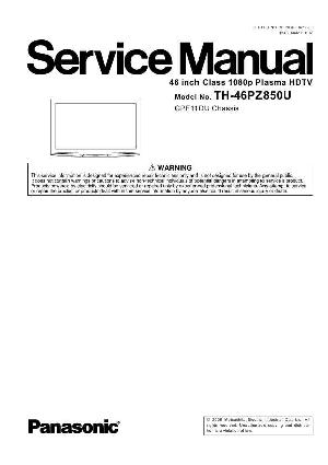 Service manual Panasonic TH-46PZ850U ― Manual-Shop.ru