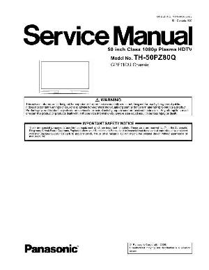 Service manual Panasonic TH-50PZ80Q ― Manual-Shop.ru