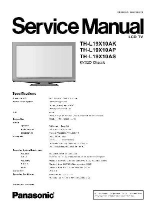 Сервисная инструкция Panasonic TH-L19X10, KM02D chassis ― Manual-Shop.ru