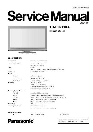 Сервисная инструкция Panasonic TH-L26X10A ― Manual-Shop.ru