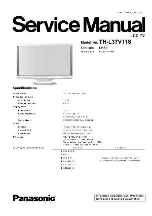 Service manual Panasonic TH-L37V11S ― Manual-Shop.ru