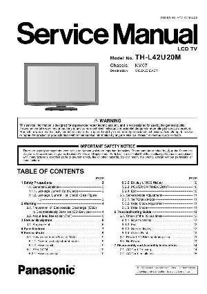 Сервисная инструкция Panasonic TH-L42U20M ― Manual-Shop.ru