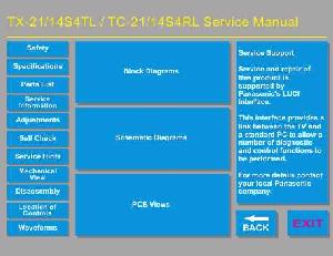 Service manual Panasonic TX-14S4TL, TX-21S4TL ― Manual-Shop.ru