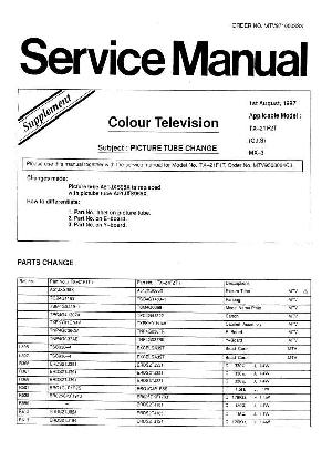 Сервисная инструкция Panasonic TX-21F1T, TX-21F2T, MX-3 chassis ― Manual-Shop.ru