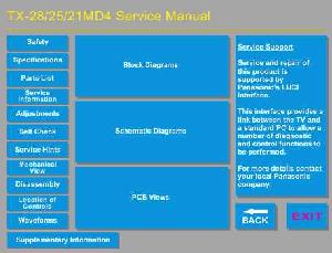 Сервисная инструкция Panasonic TX-21MD4, TX-25MD4, TX-28MD4 ― Manual-Shop.ru