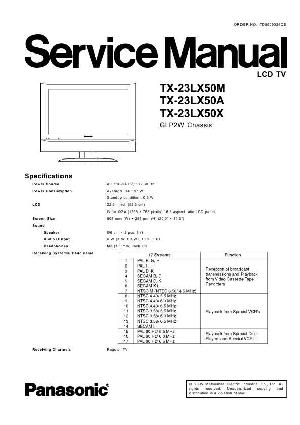 Service manual Panasonic TX-23LX50 ― Manual-Shop.ru