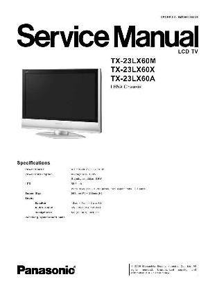 Service manual Panasonic TX-23LX60A ― Manual-Shop.ru