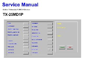 Сервисная инструкция Panasonic TX-25MD1P ― Manual-Shop.ru