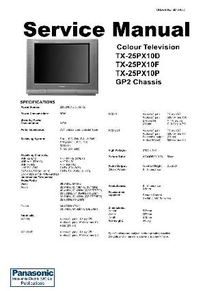 Service manual Panasonic TX-25PX10D, F, P, GP2 chassis ― Manual-Shop.ru
