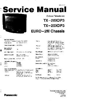 Сервисная инструкция Panasonic TX-25XDP3, TX-28XDP3 ― Manual-Shop.ru