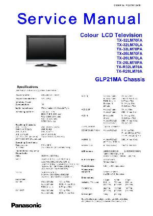 Сервисная инструкция Panasonic TX-26LM70, TX-32LM70 ― Manual-Shop.ru