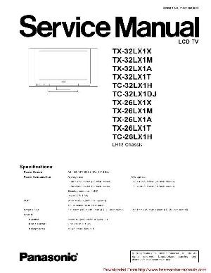 Service manual Panasonic TX-26LX1, TX-32LX1 ― Manual-Shop.ru